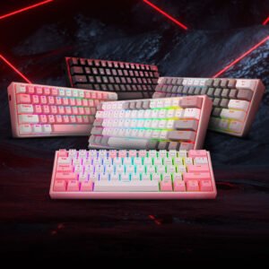 Teclado Mecánico Gamer Redragon FIZZ PRO Wireless. Spanish K616-RGB
