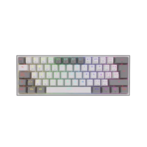Teclado Mecánico Gamer Redragon FIZZ PRO Wireless. Spanish K616-RGB - WHITE/GREY